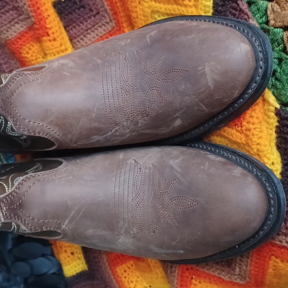 Laredo Distressed Look cowgirl boots,  New Without Tags, Sz 9 - Picture 2 of 7